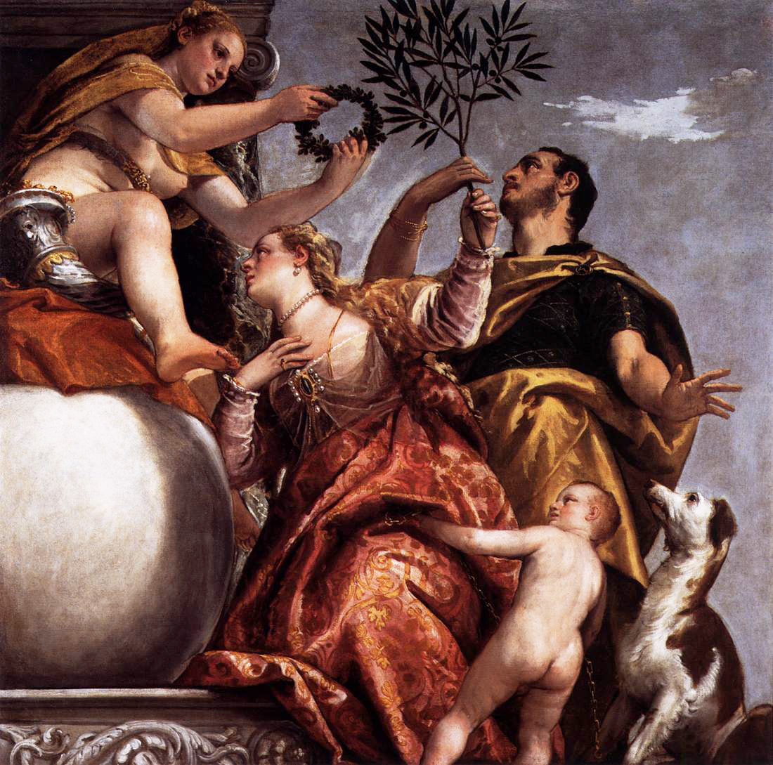 allegory of love four happy union